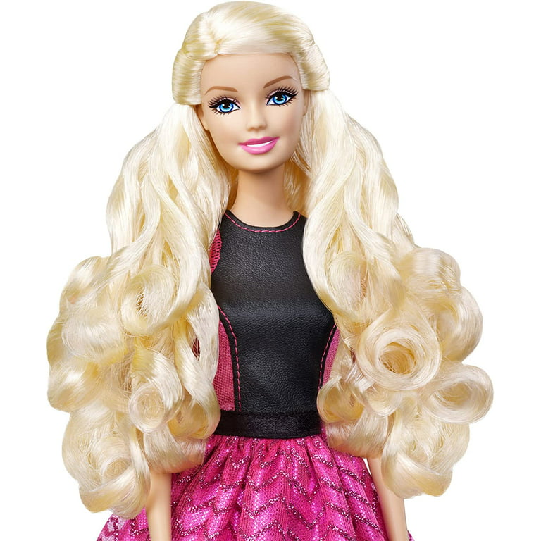 Barbie Endless Curls Doll Girls Christmas Hair Brush Comb Styles Curling  Iron