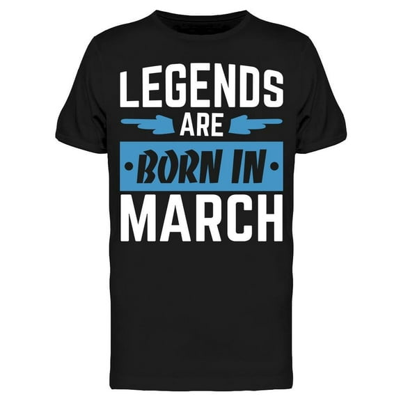 Born In March Men's T-shirt
