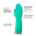 thumbnail image 2 of Ansell 100013 Sol-Vex 37-175 Unsupported Nitrile Flock Lined Gloves, 0.17" Height, 13" Length, 6" Wide, Size 8, Green (Pack of 12), 2 of 11