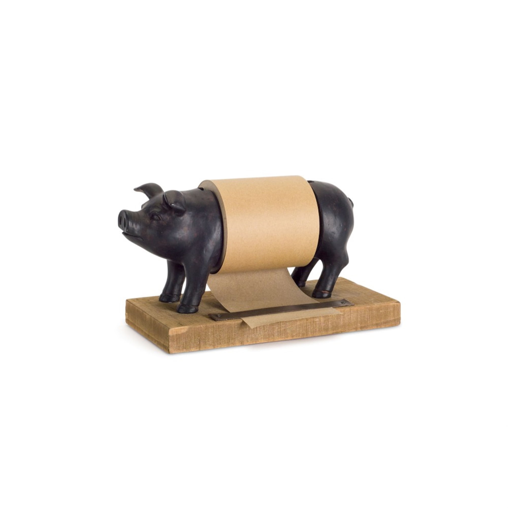 Pig Paper Roll 10" x 6.25"H Resin