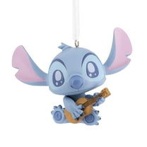 Hallmark Ornament Resin Figural Stitch with Guitar