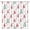 Red and Green, variant on Winter Forest Shower Curtain Snow Pine Tree Mountain Christmas Nature Scene Xmas Holiday Bathroom Decor Polyester Curtains with Hooks