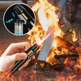 thumbnail image 4 of Windproof Adjustable Flame Butane Lighter | Rechargeable Metal & Ceramic | Refillable Powerful 1300°C Torch for Candles Fireplace BBQ Outdoor Cooking | Non-Slip Shockproof Portable Design, 4 of 6