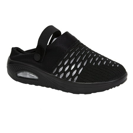 

Pyhlmscde Womens Sandals Mules Clogs Summer Casual Platform Mesh Mules Sneaker Sandals Lightweight Beach Shoes Outdoor Slippers Comfy Walking Shoes