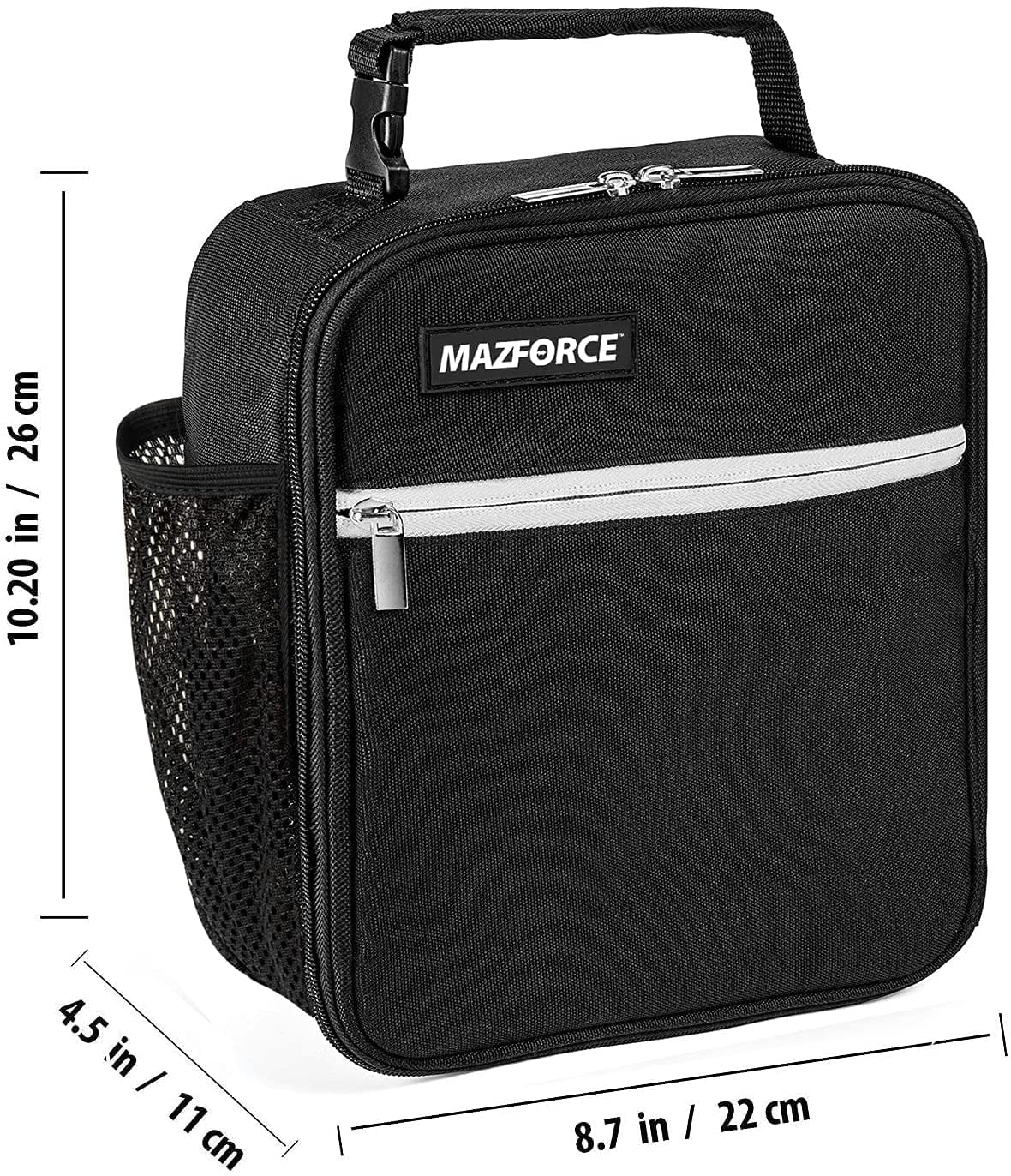 Mazforce Original Lunch Box Insulated Lunch Bag - Tough & Spacious Adult  Lunchbox To Seize Your Day (