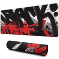thumbnail image 1 of Large Black Red Gaming Mouse Pad (31.5x11.8 inch) - Non-Slip Base, Stitched Edge for Superior Gameplay and Office Work Performance, 1 of 7