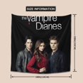 thumbnail image 3 of The Vampire Diaries Poster Tapestry Luxury Wall Hanging Tapestries Decor For Bedroom Living Room Dormitory Mural Blanket 59x59in, 3 of 8