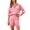 D414 Red1, variant on Womens Two Piece Set Shorts Sleeve Lapel Button Down Solid Color Top With Elastic Waist Shorts Summer Elegant Fashion Outfit Set Red Size 2Xl