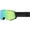 Black/Green/Mirror Green, variant on 100% Snowcraft Hiper Goggle - White/Red; Mirror Red