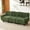 Green, variant on Euroco Modern 3-seater Sofa 94.5" Sofa Couch Chenille Upholstered Sofa with Curved Armrests for Living Room, Apartment, Guest Room, Beige