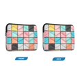 thumbnail image 7 of FORMRS 15-15.6 inch Laptop Sleeve Case Soft Carrying Quilted Computer Bag Cover, Colorful Checkered Pattern, 7 of 7