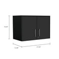 thumbnail image 5 of Boahaus Bucheon Wall Cabinet (Black), 5 of 6