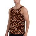thumbnail image 2 of Pofeuu Halloween Bat Print Men's Workout Tank Tops Sleeveless Muscle Gym Shirt Quick Dry-4X-Large, 2 of 7