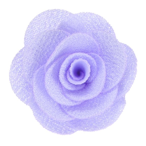 Uxcell 1-Pack Camellia Flower Lapel Pin for Men Suit, Brooch Pins Handmade Boutonnieres for Men Women Suit [Light Purple]