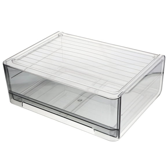 COMPUKAS Dresser Organizer Wardrobe Organiser Boxes 34X25Cm Size Pet Material 1Set For Closet Organization