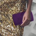 thumbnail image 1 of pitrice Sac à Main de Soirée de Luxe avec Franges Sac à Bandoulière pour Femmes Violet, 1 of 8