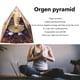 thumbnail image 3 of Pirámide de Orgón Generadora de Energía Ehuebsd Cristal Natural Curativo Reiki Amatista Peridoto Orgonita Herramienta de Meditación, 3 of 6