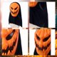 thumbnail image 2 of Cosplay de traje Máscaras de calabaza de Halloween Máscaras de calabaza de terror para adultos Accesorios de disfraces de disfraces para decoraciones de fiesta de Halloween Suministros de fiesta de z Irfora Cosplay de traje, 2 of 7