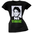 thumbnail image 1 of Charlie Sheen - Winning Juniors T-Shirt, 1 of 1