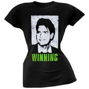 Charlie Sheen - Winning Juniors T-Shirt