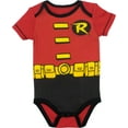 thumbnail image 3 of DC Comics Batman Joker Riddler 5 Pack Bodysuits Newborn to Infant, 3 of 5