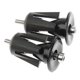 thumbnail image 5 of 1 par de tapones para puños de manillar, de aluminio, resistentes y ligeros para ciclismo. Negro, 5 of 9