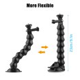 thumbnail image 3 of Tignapoo Versatile 23cm Swivel Suction Cup Stand with Phone Clip - Durable Plastic Material, Perfect for Vlog, Live Streaming, and GPS - Stable Mount for Car Windshield, Table Surface - Lightweight, 3 of 6