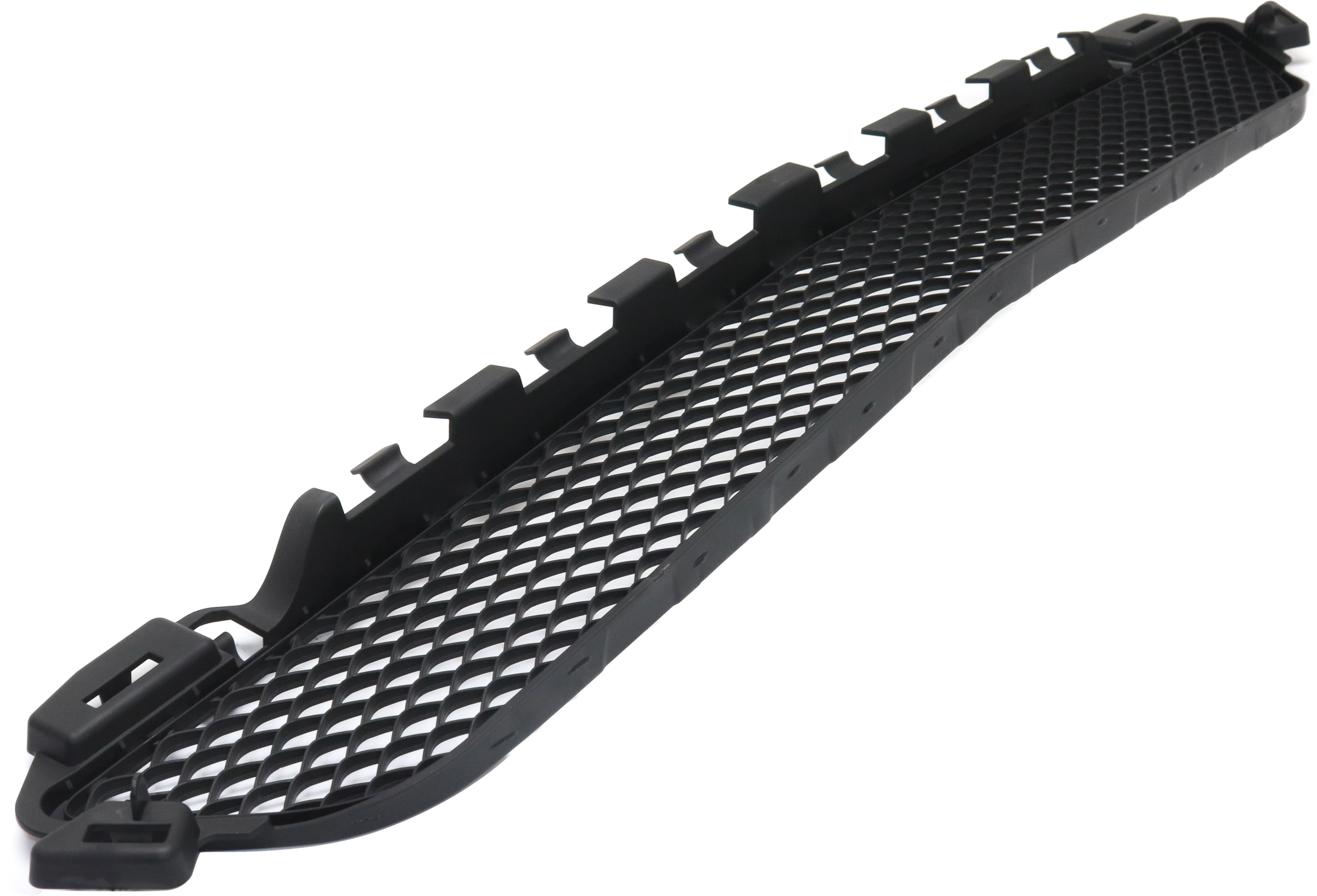 Bumper Grille Compatible With 2015-2018 Mercedes Benz C300 Front, Center Textured Black