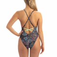 thumbnail image 4 of Dolfin Women's Uglies Revibe Print Low Crossback One Piece Swimsuit, 4 of 4