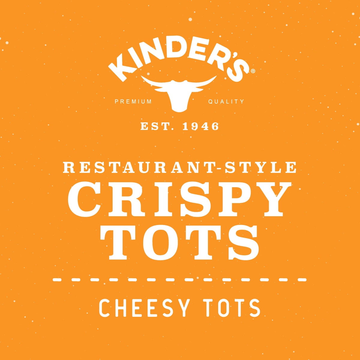 Kinder's Restaurant-Style Crispy Cheesy Tots, 18 oz (Frozen)