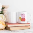 thumbnail image 4 of Peppa Pig & Mr. Dinosaur Ceramic Mug - Cute Daily Use Drinkware-110Z, 4 of 5