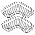 thumbnail image 1 of Estante de baño, estante de esquina, soporte de hierro, soporte de esquina para baño, estante de pared, los mejores materiales, 1 of 8