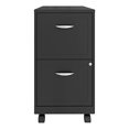 thumbnail image 4 of Space Solutions 18 Inch 2 Drawer Mobile Organizer Office Cabinet, Charcoal, 4 of 9