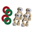 thumbnail image 3 of Miulika 4Pcs Car Battery Terminals Connector M8 Battery Cable Ends Round Post Clamp for, 3 of 9