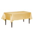 thumbnail image 1 of Linentablecloth 60 X 126-Inch Rectangular Satin Tablecloth Gold, 1 of 4