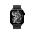 thumbnail image 2 of Apple Watch Series 11 GPS 42mm Jet Black Aluminium Case with Black Sport Band - S/M, 2 of 5