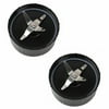 3X(Pack Of 2, Cross Blade Replacement Part Compatible With Original Magic 250 W