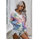 thumbnail image 5 of Sudadera con capucha informal con cremallera completa para mujer, cómoda sudadera holgada de manga larga, chaqueta de color sólido con bolsillos, 5 of 5