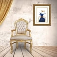 thumbnail image 3 of Greenwood, Amanda 19x24 Gold Ornate Wood Framed with Double Matting Museum Art Print Titled - Navy Splash II, 3 of 4