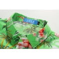 thumbnail image 5 of SSLR Big Boys Flamingos Hawaiian Shirt Button Down Shirt Short Sleeve Luau Shirt for Kids, 5 of 8