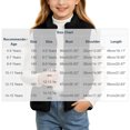 thumbnail image 2 of NAISIBABY Girls Fleece Vest,Zip-Up Mock Neck Stand Collar Sleeveless Jacket Warm Outerwear with Pockets Size 14, 2 of 8