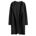 thumbnail image 3 of Luniro Womens Fall Jackets Oversized Trench Coat Open Front Casual Long Cardigan Sweater Clothing, 3 of 11