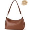 thumbnail image 2 of Bolso de mano WantGor Clutch Tote, bolso de hombro, piel vegana, marrón, 2 of 7