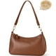 thumbnail image 2 of Bolso de mano WantGor Clutch Tote, bolso de hombro, piel vegana, marrón, 2 of 7
