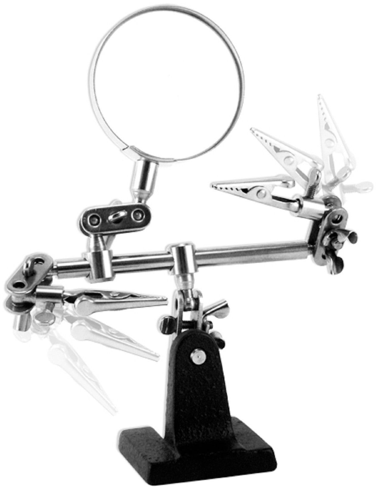Helping Hand with Magnifier - Aid Tool for Soldering, Gluing, Assembly, Building