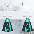 thumbnail image 7 of 1 Pcs Hanging Towels, Dish Towels Painted Mermaid Absorbent Hand Towels with Hanging Loop Washcloth for Bathroom Kitchen, 7 of 7