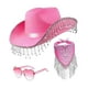 thumbnail image 3 of Cowboy Hat Adultos Adultos COWGIRL HAT FOR MUSIC Festival Conciertos Eventos Favor Rosa, 3 of 8