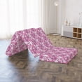thumbnail image 4 of Floral Foldable Mattress, Hand Drawn Chrysanthemums, 74.8" x 39.4", Pink Pale Fuchsia and White, by Ambesonne, 4 of 4
