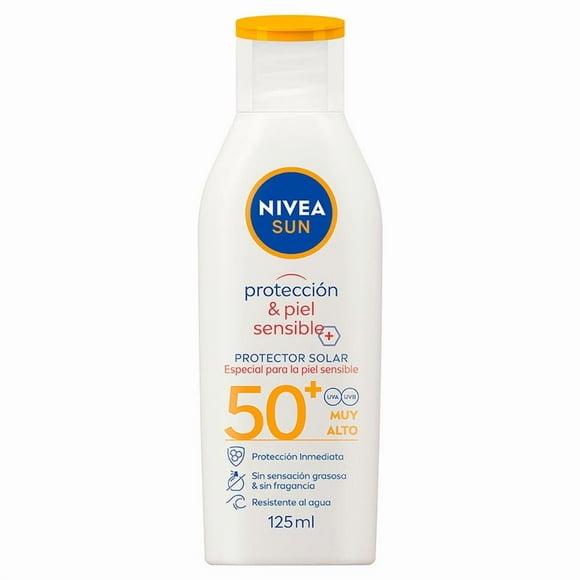 Bloqueador Nivea Sun Sensitive FPS 50+ 125 ml
