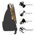 thumbnail image 4 of Sling Bag for Men, Cute Prairie Sheep Herd Fanny Pack Crossbody Bags Shoulder Chest Bag, Small Gym Bag Anti Theft Crossbody Backpack Daypack for Travel Sports Running Hiking, 4 of 7